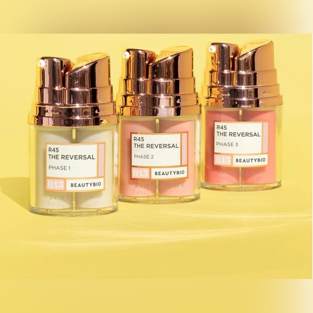 BeautyBio R45 The Reversal Skincare Set - White, Pink, Cream - Picture 8 of 10